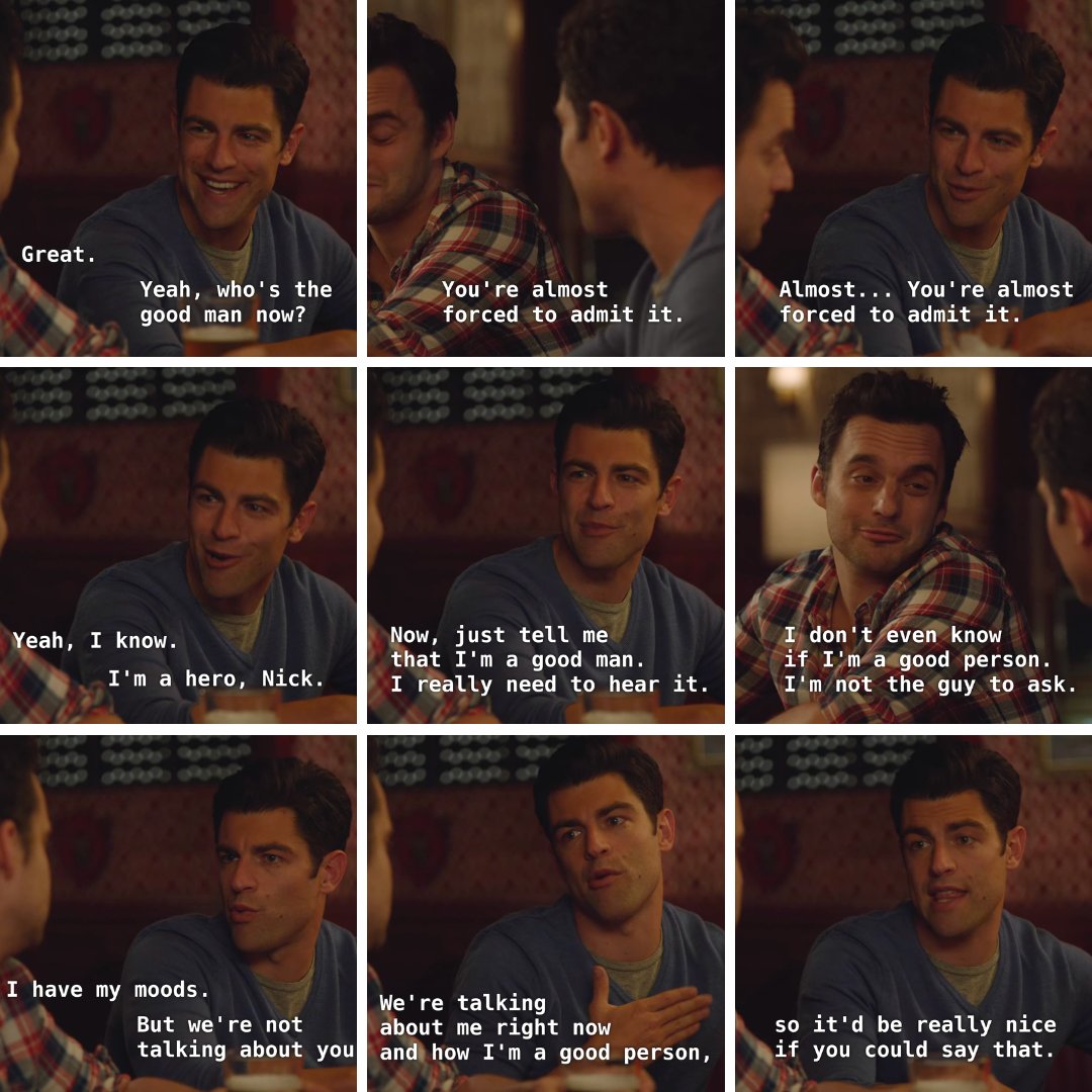 WhosThatGirlPod's tweet photo. "I'm ready to do a "Tzatziki.""
What did you think of this scene that we covered in our #Schmidtism this episode on #WhosThatGIrlPod?
#tzatziki #podcast #schmidt #nick #maxgreenfield #jakejohnson #tzadakah #thebox #newgirl https://t.co/DiLOWUfbWO