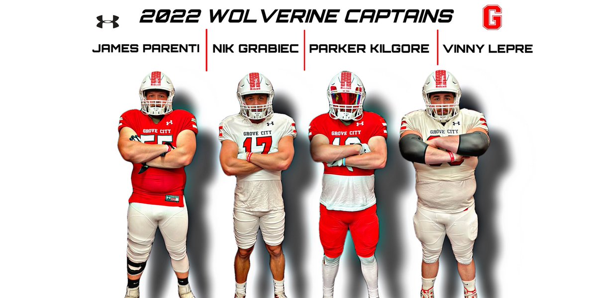 The 2022 Wolverine Captains! #VPL #BrickByBrickGCC #WolverineFootball