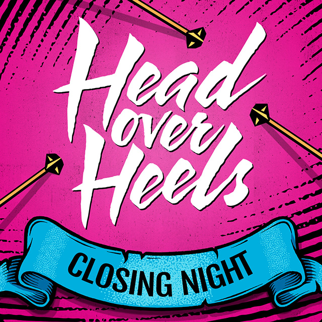 Tonight is your final opportunity to step into the kingdom of Arcadia, and join us for RTC's Head Over Heels. You won't want to miss it. 💕👑🪁