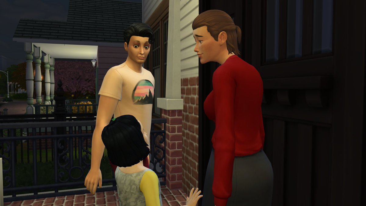 TheSimsFam's tweet image. ??: Muchas gracias por cuidar de mi niña, no se como pasa pero al final siempre se despistan y acaban perdidas
S: De nada, ha sido un placer es una niña encantadora
Niña: Gracias por cuidar de mi hermana ¡Señora!
S: De nada,pero a partir de ahora tened mas cuidado eh
Los 3: Adiós