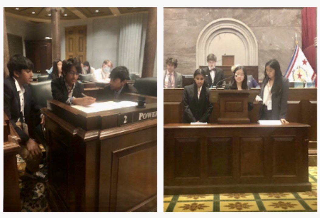 wcsSMS's tweet photo. Sabers visited the Capitol Friday for the Youth in Government Conference! This program offers hands-on experience in state government as senators, representatives, justices, lawyers, lobbyists, and commissioners. Mr.Boyd & students, thanks for your leadership!🇺🇸
#WeAreSunset🧡💙 https://t.co/4Sk9QEU7KJ