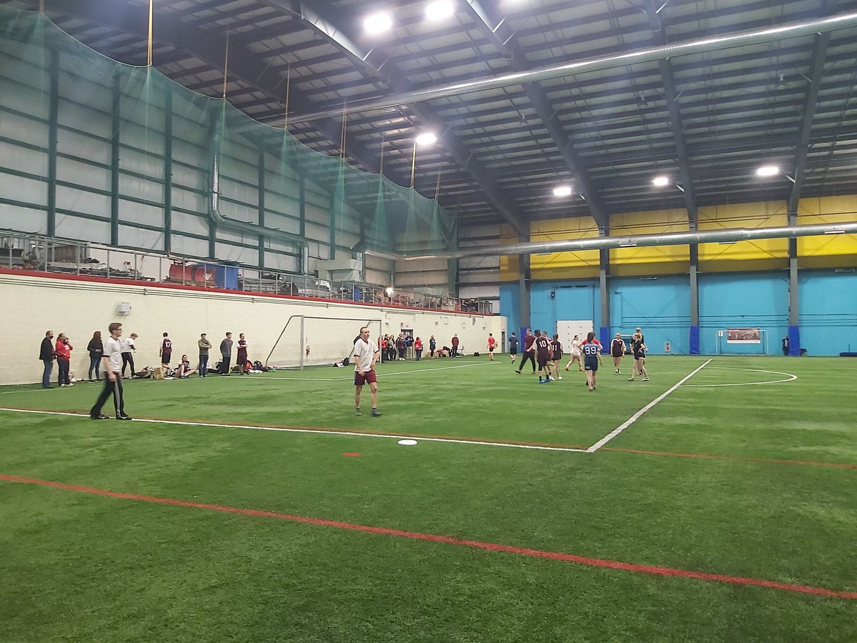 NL_ULTIMATE's tweet photo. Day two of our Youth Ultimate Provincial School Tournament has kicked off this morning. It's playoff day for youth #ultimatefrisbee @NLESDCA schools participating!
Thanks to #vscnl for helping to make the tournament happen! https://t.co/54Q42Ydydu https://t.co/QEt9FkJ3Ka