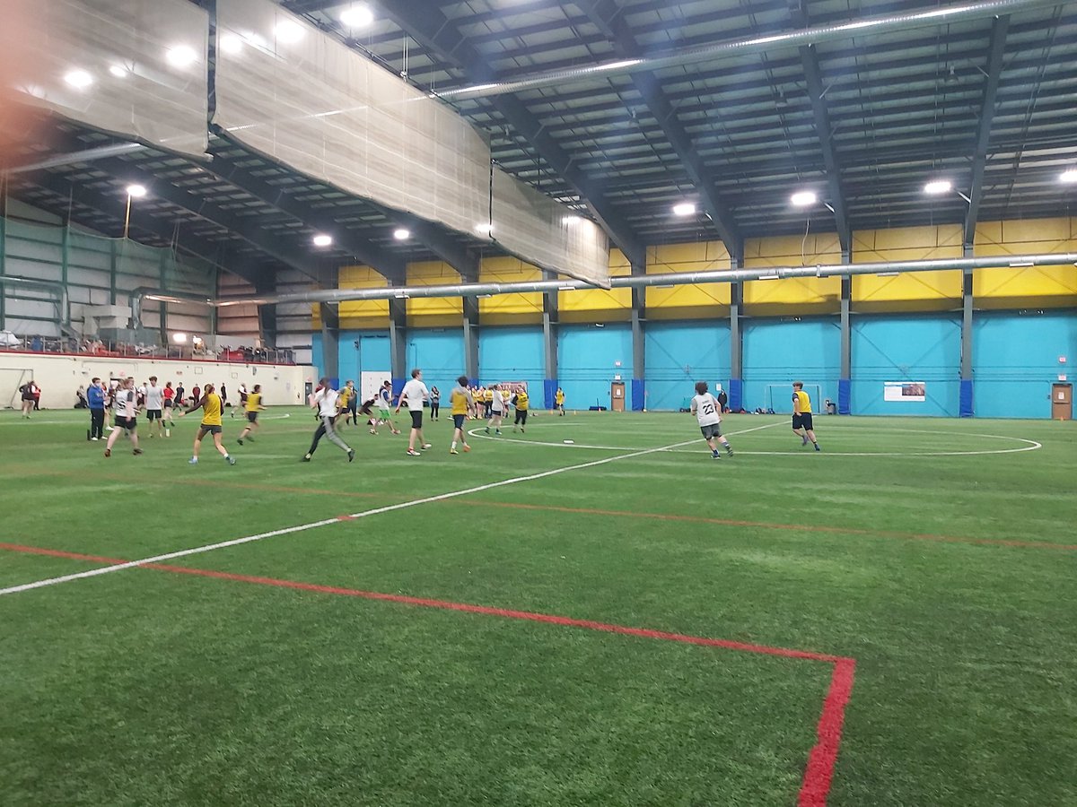 NL_ULTIMATE's tweet photo. Day two of our Youth Ultimate Provincial School Tournament has kicked off this morning. It's playoff day for youth #ultimatefrisbee @NLESDCA schools participating!
Thanks to #vscnl for helping to make the tournament happen! https://t.co/54Q42Ydydu https://t.co/QEt9FkJ3Ka