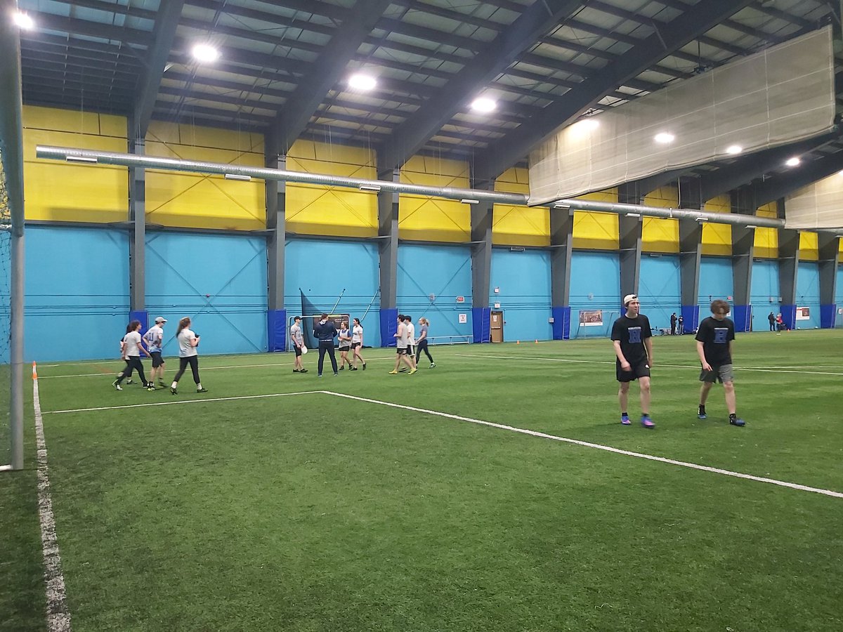 NL_ULTIMATE's tweet photo. Day one of our Youth Ultimate Provincial School Tournament has kicked off this morning. A great day of youth #ultimatefrisbee for participating @NLESDCA schools.
Thanks to #vscnl for helping to make the tournament happen! https://t.co/54Q42Ydydu