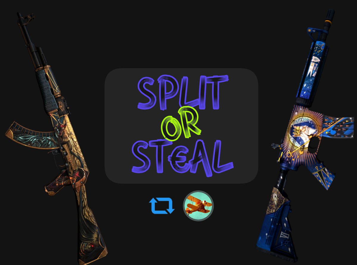 N0V3MB3R_1's tweet photo. Giveaway Time!🎁 M4A4 | The Emperor &amp;🎁 AK-47 | Legion of Anubis. To Join, Simply, 

✅ RT
✅ Follow me

Rolling 2 people in 5 days. Winner decided in a split or steal game (via msg chat) 👏

P.S - I got 32,000$ in Crypto💸. DM me if u are cashing any CS:GO skins! 👀 https://t.co/oXIDOFA045