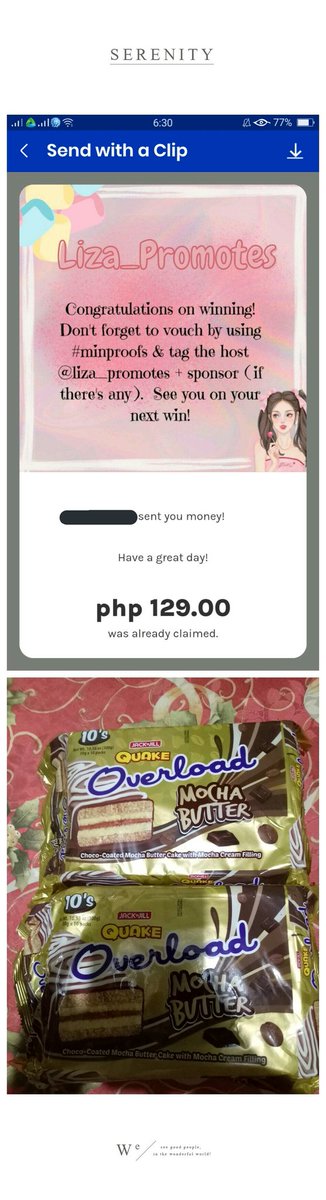 llemnop's tweet photo. Dumating na ateee!! Thankyou so much po! ❤❤ @liza_promotes @minminclaim more more blessings to come pa po for you &amp; wins for me po hihi 💖✨ godbless po 😇
#minproofs https://t.co/WgB210pBma