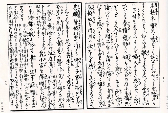 渓斎英泉の記したベストセラー本『閨中紀聞枕文庫』に「生まれつき膜が厚くて男根が挿入できない女性がいる。その場合は医者に専用器具で膜を破いてもらう」とあり、これを読んだ当時は「本当にそんな処置したの?怖すぎでしょ」と半信半疑だった。が、数年の年月を経て、遂にその詳細がわかった(震 