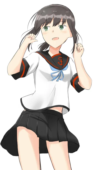 #艦これ版深夜の真剣お絵描き60分一本勝負  
 #艦これ版真剣お絵描き60分一本勝負_20220507
靡くブッキー 