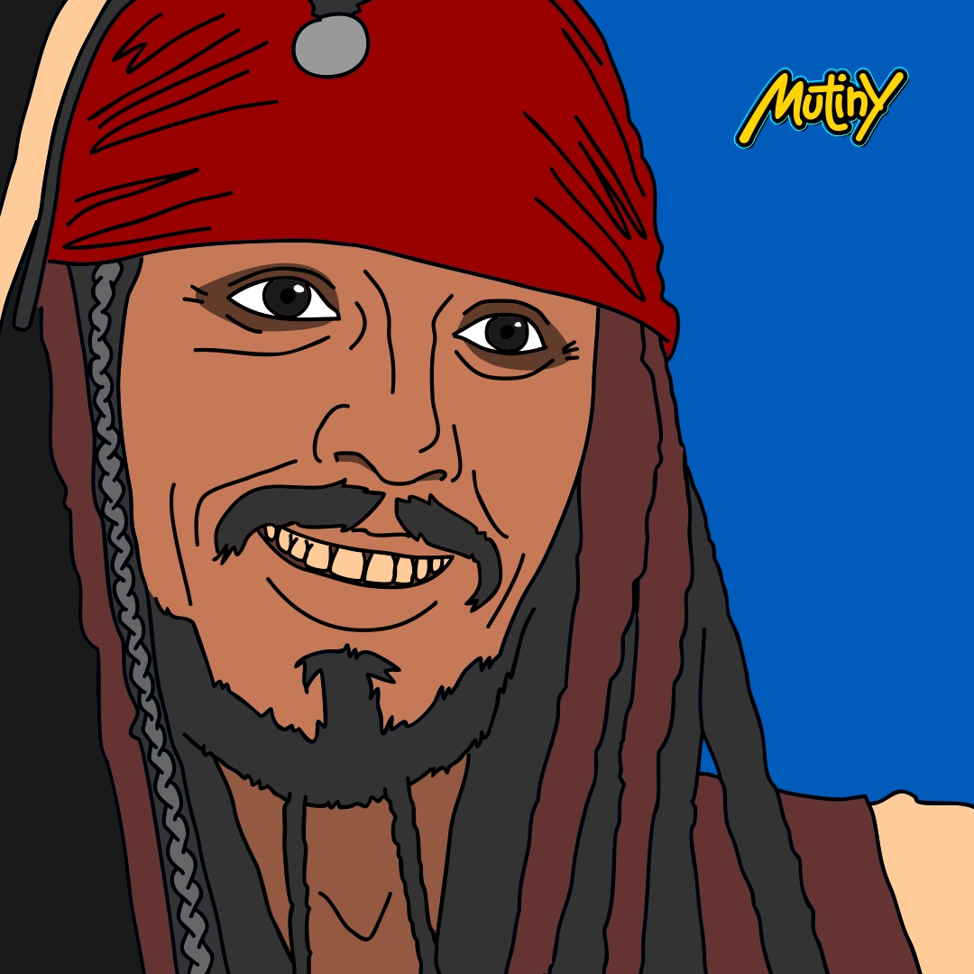 MutinyOnShip's tweet photo. Mutiny supports #CaptainJackSparrow 
Wish you less shit in your life #JohnnyDepp https://t.co/rb3xuybbnQ