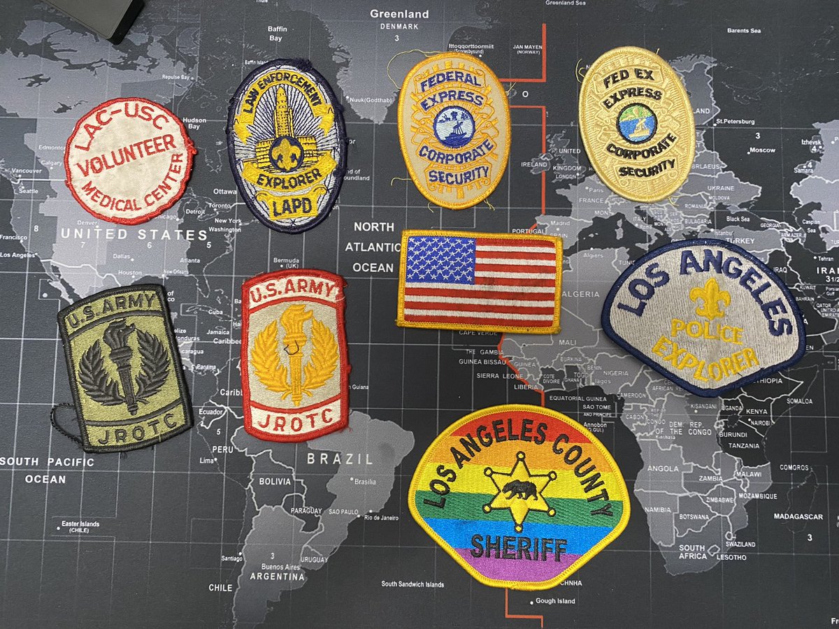 ShaneandWyatt1's tweet photo. Some patches that we received yesterday. Pretty Cool. We love collecting patches #shaneandwyatt  #downsyndrome #policepatches #patchcollecting https://t.co/N8kugSR78I