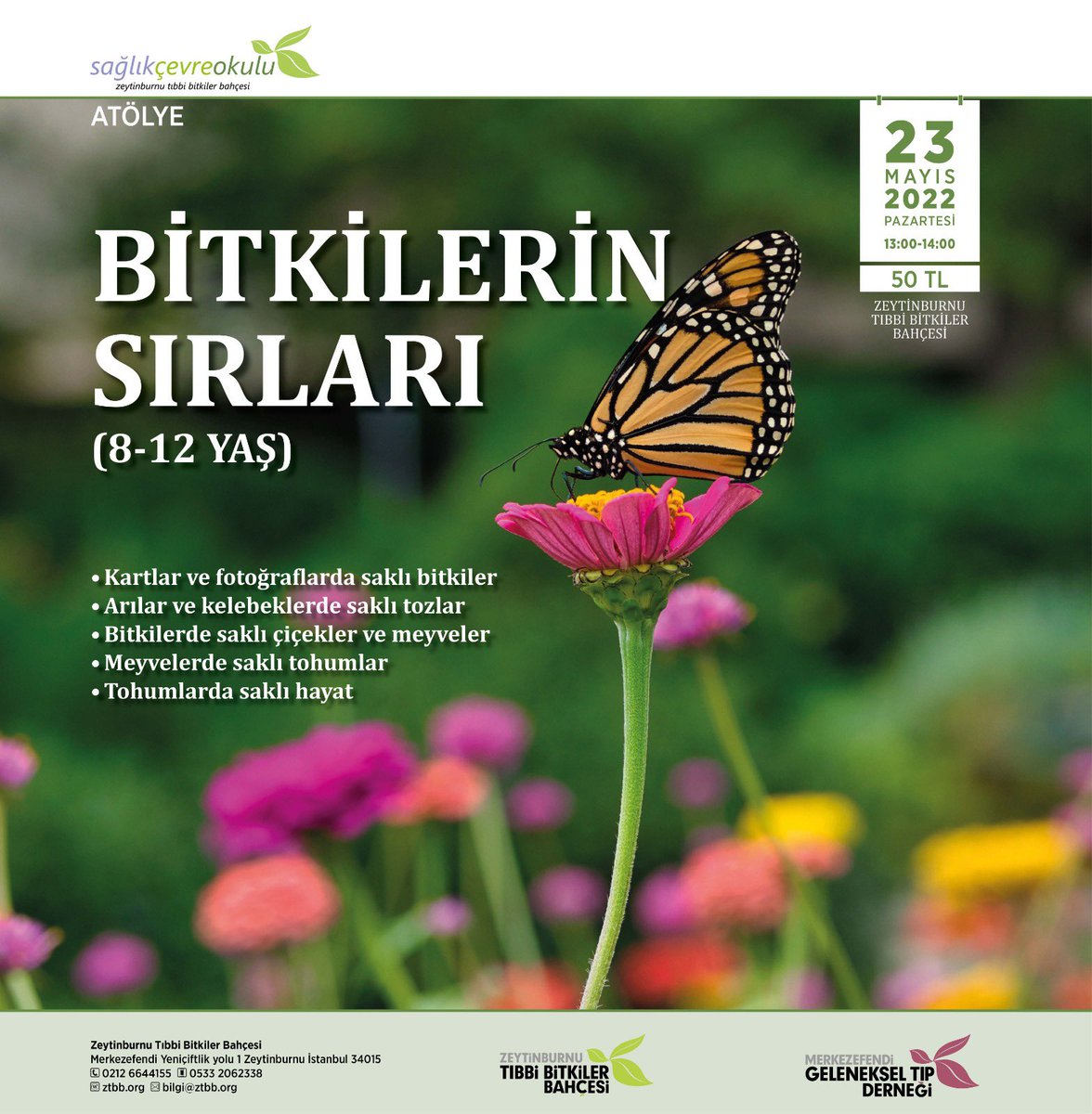 ZeytinburnuTBB's tweet photo. Sağlık Çevre Okulu Mayıs ayı eğitimleri kapsamında “Bitkilerin Sırları” çocuk eğitimimiz.. 
Kayıt ve bilgi için bilgi@ztbb.org adresimize mail gönderebilirsiniz.. 

#ztbb #sço #eğitim #atölye #çocukeğitimi #uygulama #bitkilerinsırları https://t.co/qjIk6RBLw4