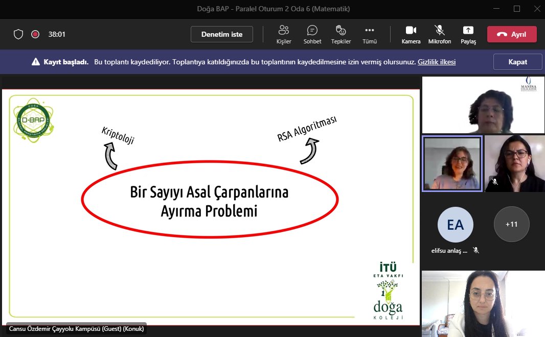 Azrafraarzu1's tweet image. 3. Uluslararası Doğa BAP Öğrenci Konferansı&apos;nın 1. Gün Matematik ikinci oturumu tamamlandı. @aysunnuketelci hocama teşekkürler🌸🙏🏻 #doğamızdamatematikvar❤️
#DoğaBap #KüreselAmaçlar #HareketeGeç 
@DogaOkullari @undpturkiye @Doga_BAP
