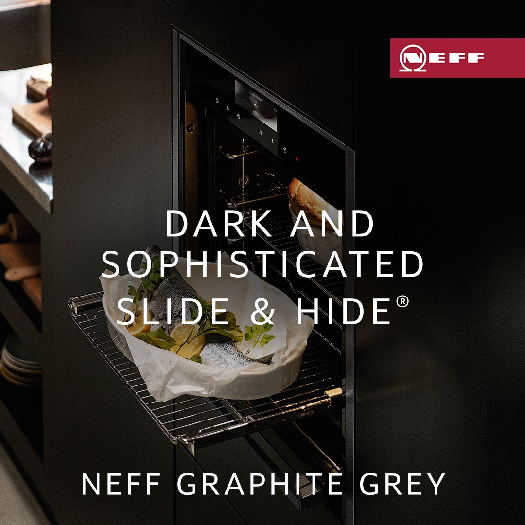 Funktional1's tweet photo. ๐ฅณ 20 year anniversary of NEFF Slide & Hide!
Marking 20 years of the Slide&Hideยฎ oven, NEFF have released Graphite Grey as a colour option. Ideal for a dark and sophisticated aesthetic.
@NEFFHomeUK #Neff #Slide&Hide #funktionalkitchens #kitchendesignlondon #crouchendkitchens https://t.co/pAxkL1wnH3