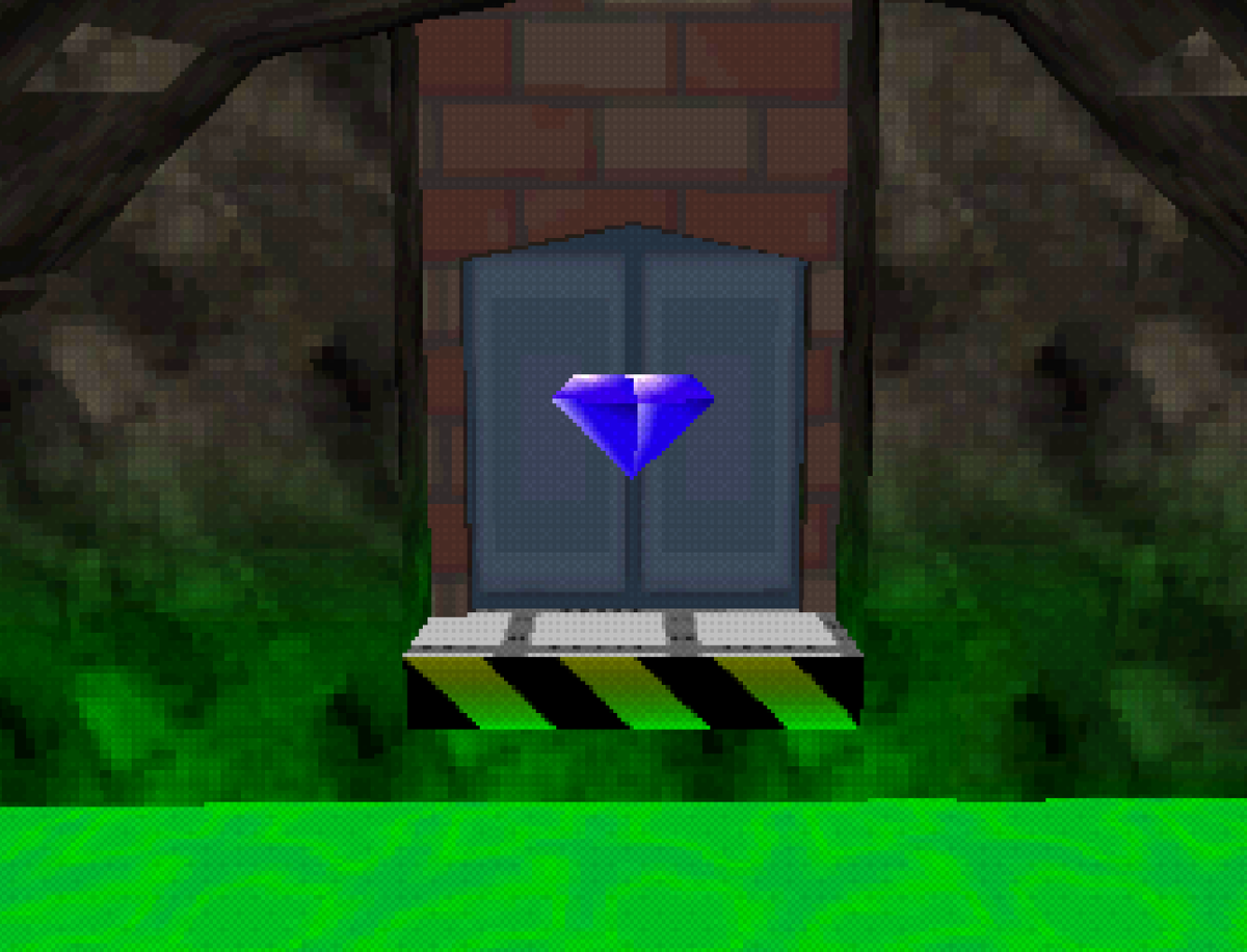 JamesRobertHawk's tweet photo. Grainy down sampled rendering. Lit using vertex colouring. Simple but effective. #screenshotsaturday #indiedev #gamedev #lowpoly #ps1 https://t.co/LjcNr3kPHU