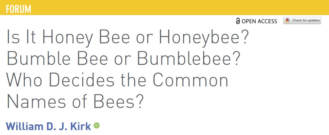 IBRA_Bee's tweet image. The definitive explanation why we write "honey bee" in our journals!
tandfonline.com/doi/full/10.10…