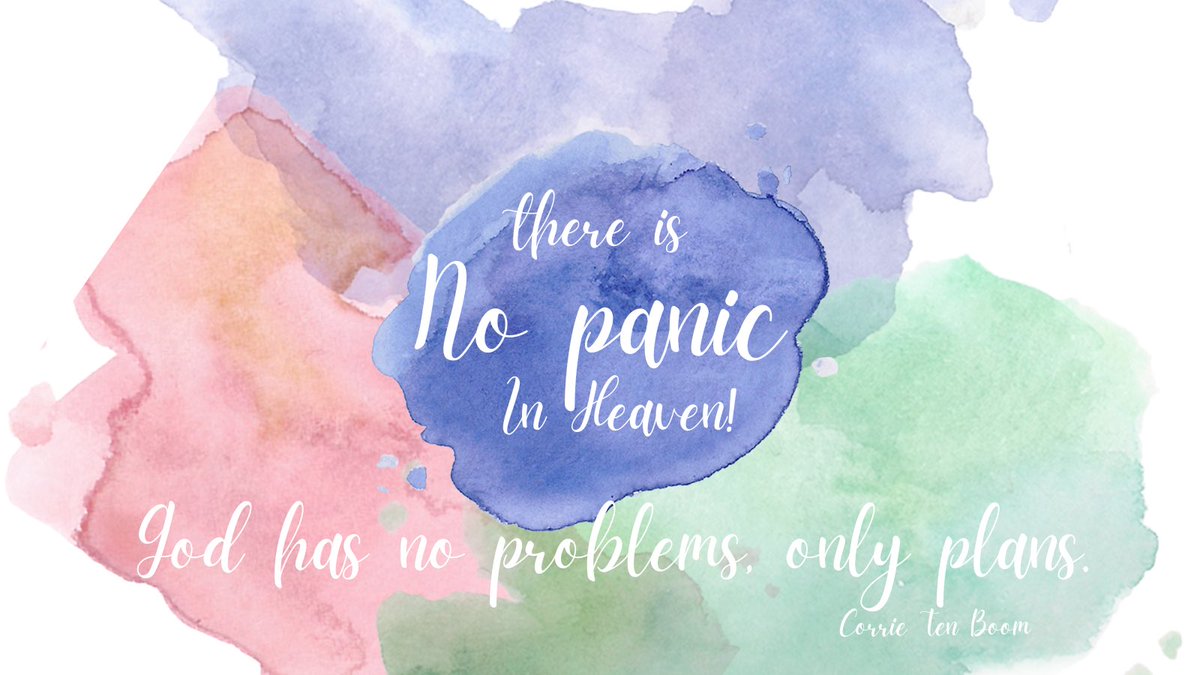 JaymeHull's tweet photo. Be encouraged today! There is hope. 

“There is NO PANIC in Heaven! God has no problems, only plans.”
Corrie Ten Boom

Psalms 33:11
But the plans of the Lord stand firm forever, the purposes of his heart through all generations.
#encouragement 
#GodsPlan #hope #God #VerseOfTheDay https://t.co/D3zO7ZW1il
