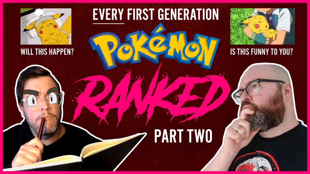 Geshcast's tweet photo. In an unprecedented move, Geshcast have actually made good on a promise to release something!

The second half of our Pokémon Ranking Spectacular is now available to watch/love:

https://t.co/eL4qEzJNIU

Who will suffer in the electric chair?! Find out NOW! https://t.co/RCQpNCsE6d