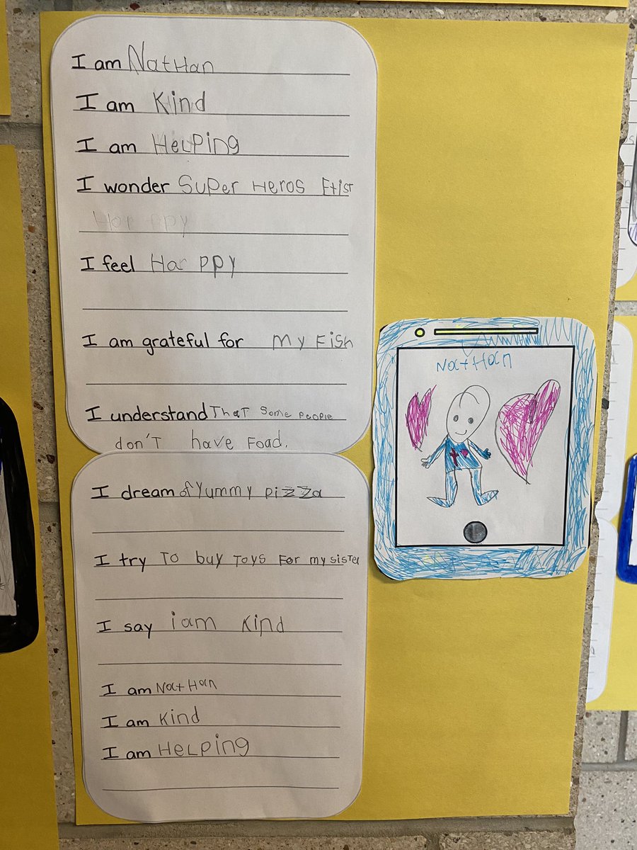 AkaiOCSB's tweet photo. Some more Catholic Education Week Highlights. Breathing sticks, painting love and “I am” poems. Students learned gratitude, empathy and self care. @OLVictoryOCSB https://t.co/2zIh3W1ywM