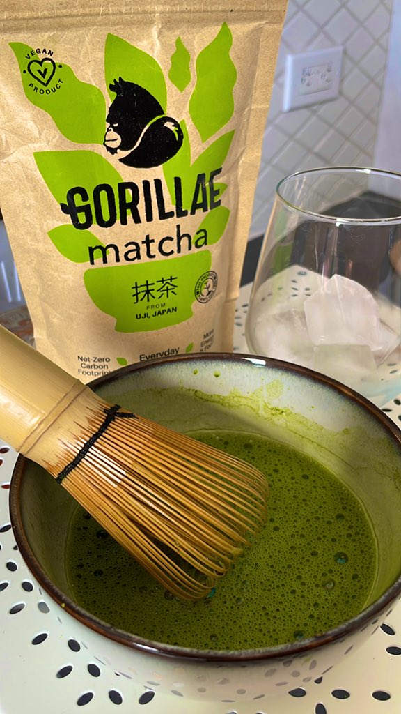Losinvestor's tweet photo. Someone say #MatchaMornings @GorillaeNFT https://t.co/JfjdtkAIjw