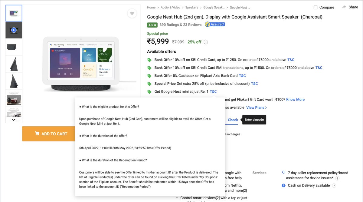 santhoshK_cbe's tweet photo. Another big scam by #flipkart #flipkartScam #flipkartIsScam
@C4ETechTamil @C4ETech @geekyranjit  @TamilTechOffici @FoneArenaTamil 
Flipkart's scams are getting bigger and bigger everyday. Here is their latest version of scam.

Please read through the thread. https://t.co/P79jj3kClW