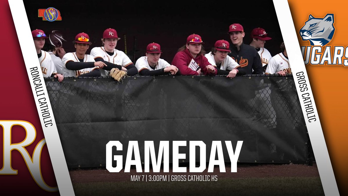 RCHSBall's tweet photo. 🚨⚾️ＧＡＭＥＤＡＹ⚾️🚨

🏆 B-5 District Final
🆚 Gross Catholic
📅 May 7, 2022
🕔 3:00pm
📍 Omaha, NE
🏟 Gross Catholic HS
📊 https://t.co/dHByL4h3wf
‼️ @PBR_Nebraska #nebpreps https://t.co/Gvq3zayRwg