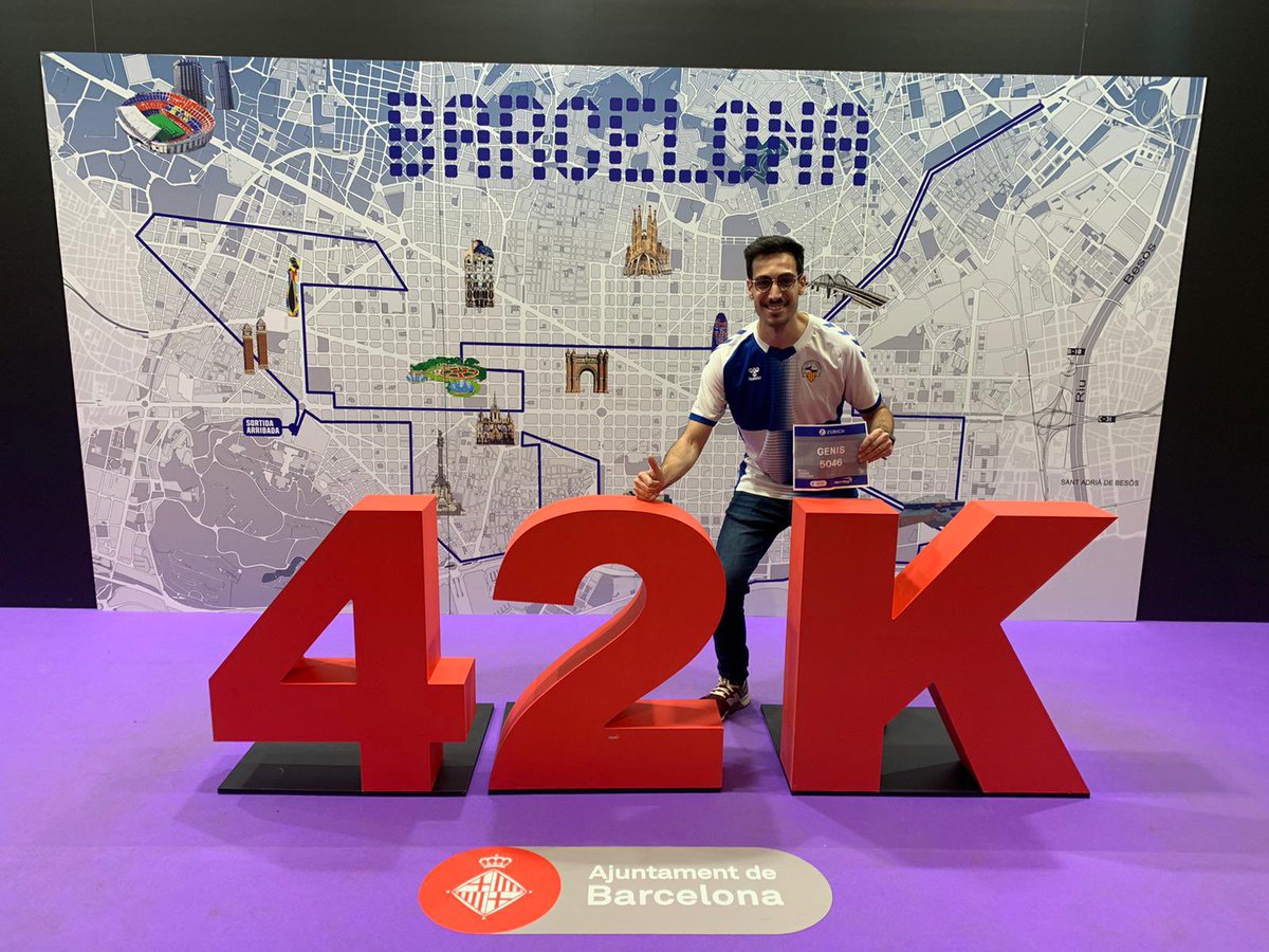 Genis_Gallardo's tweet photo. Tot preparat pel debut a la #ZurichMaratoBCN @maratobarcelona @EnricViolan https://t.co/bAxr0PycX6