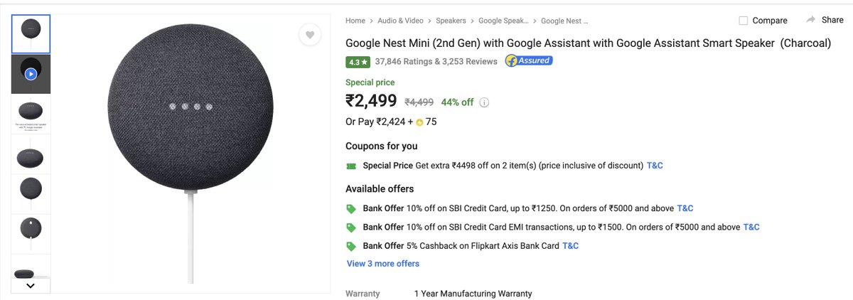 santhoshK_cbe's tweet photo. Another big scam by #flipkart #flipkartScam #flipkartIsScam
@C4ETechTamil @C4ETech @geekyranjit  @TamilTechOffici @FoneArenaTamil 
Flipkart's scams are getting bigger and bigger everyday. Here is their latest version of scam.

Please read through the thread. https://t.co/P79jj3kClW