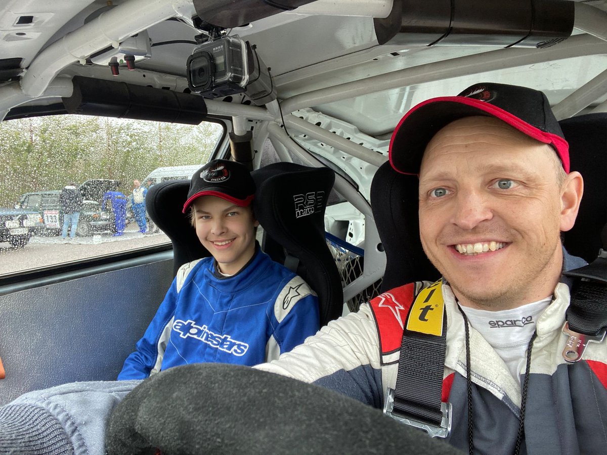 Ready for our first rally together! 💪🏼

#RengasTurkuRalli #CrazyElkRacing