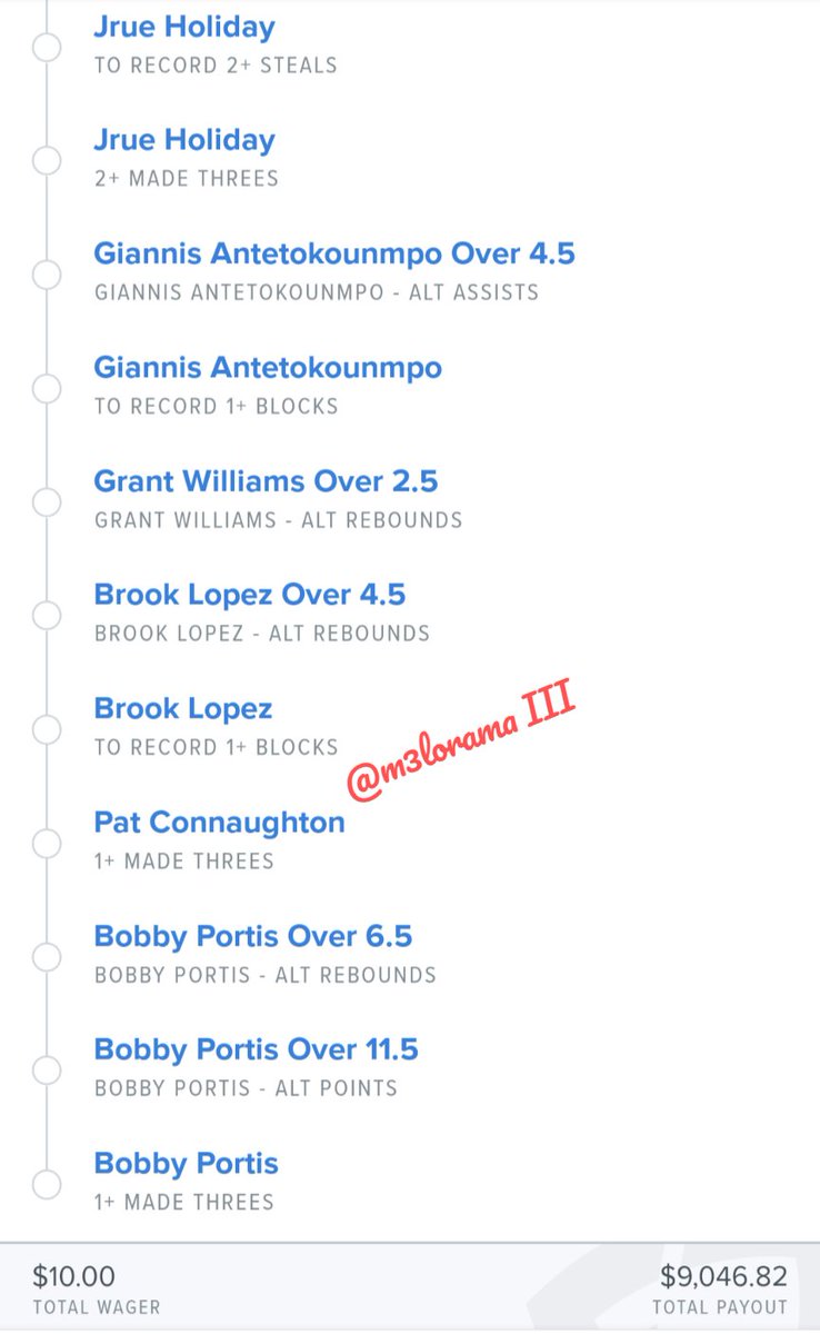 m3lorama's tweet photo. #BOSVMILSGP
*based on the past 5 matchups
#gamblingTwittter #nbabets #nbasgp #nbabetting #nbapicks #sportsbook #parlays #FreePicks https://t.co/rEJaYLpxcQ