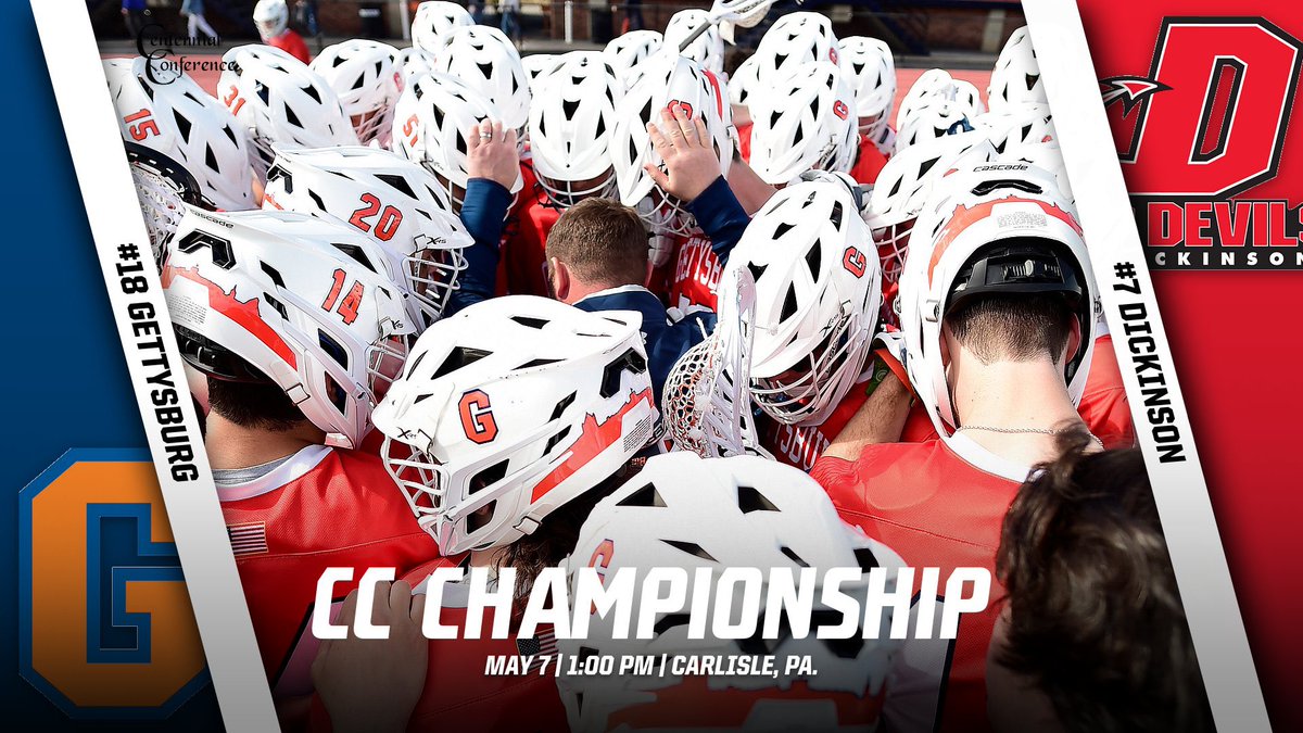 gburgbullets's tweet photo. 🔥GAME DAY🔥
🏆 @CentennialConf Championship
🥍 @Gburg_MLax 🆚 @DsonRedDevils
📍 Carlisle, PA
⏰ 1️⃣:0️⃣0️⃣
📊 https://t.co/SDhsFIxV99
🖥 https://t.co/BrGbsQjVYD
#GoBullets #BulletsMLAX #ccmlax #d3mlax https://t.co/MG85ec1bna