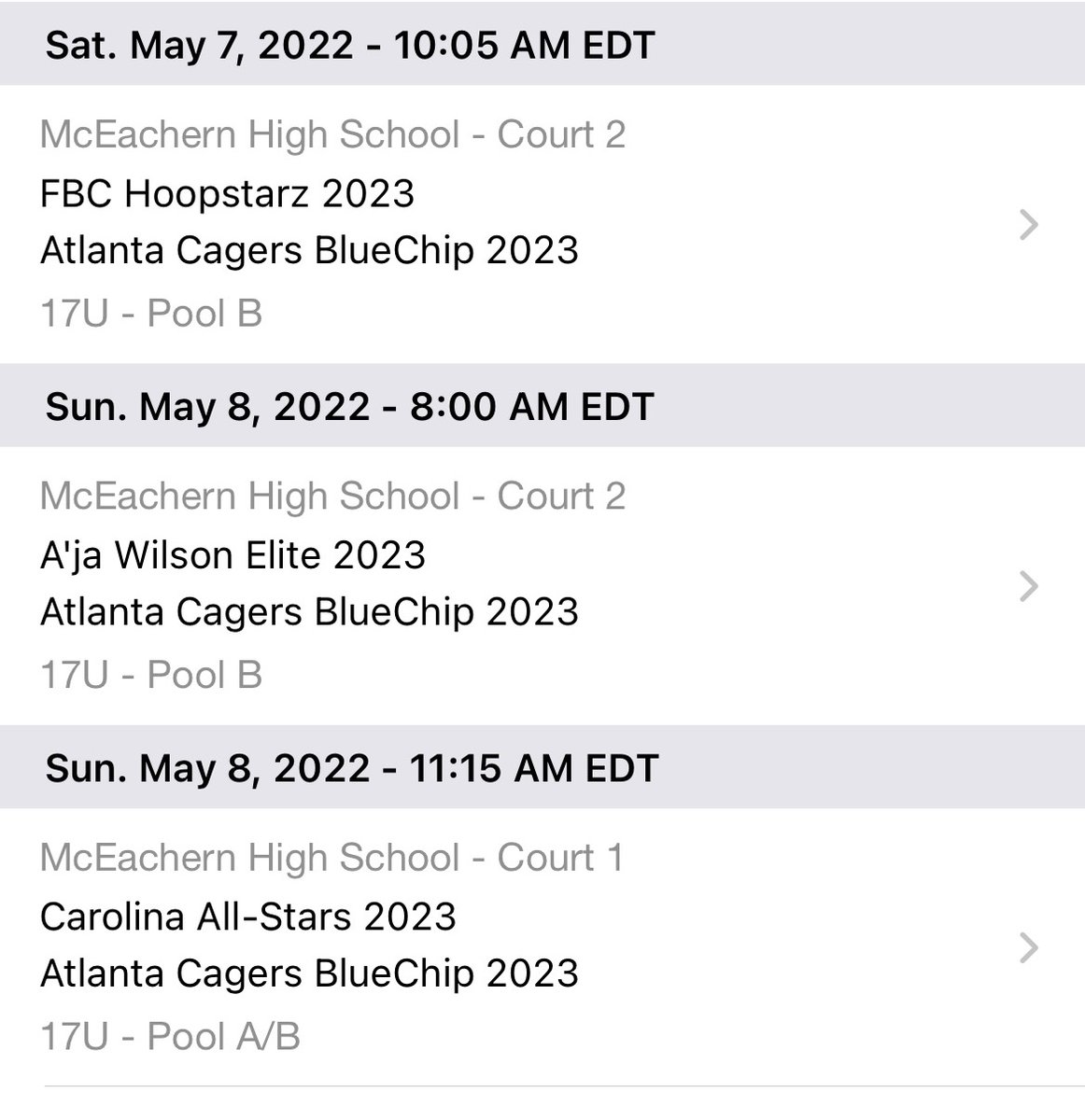 Great team win last night! 🔥 These girls are really starting to gel.  Back at it this morning at 10:05am followed by 2 games on Sunday. 
<a href="/KyleSandy355/">Kyle Sandy</a> <a href="/PGH_Georgia/">Prep Girls Hoops Georgia</a> <a href="/gdb2022/">Atlanta Cagers BlueChip</a>