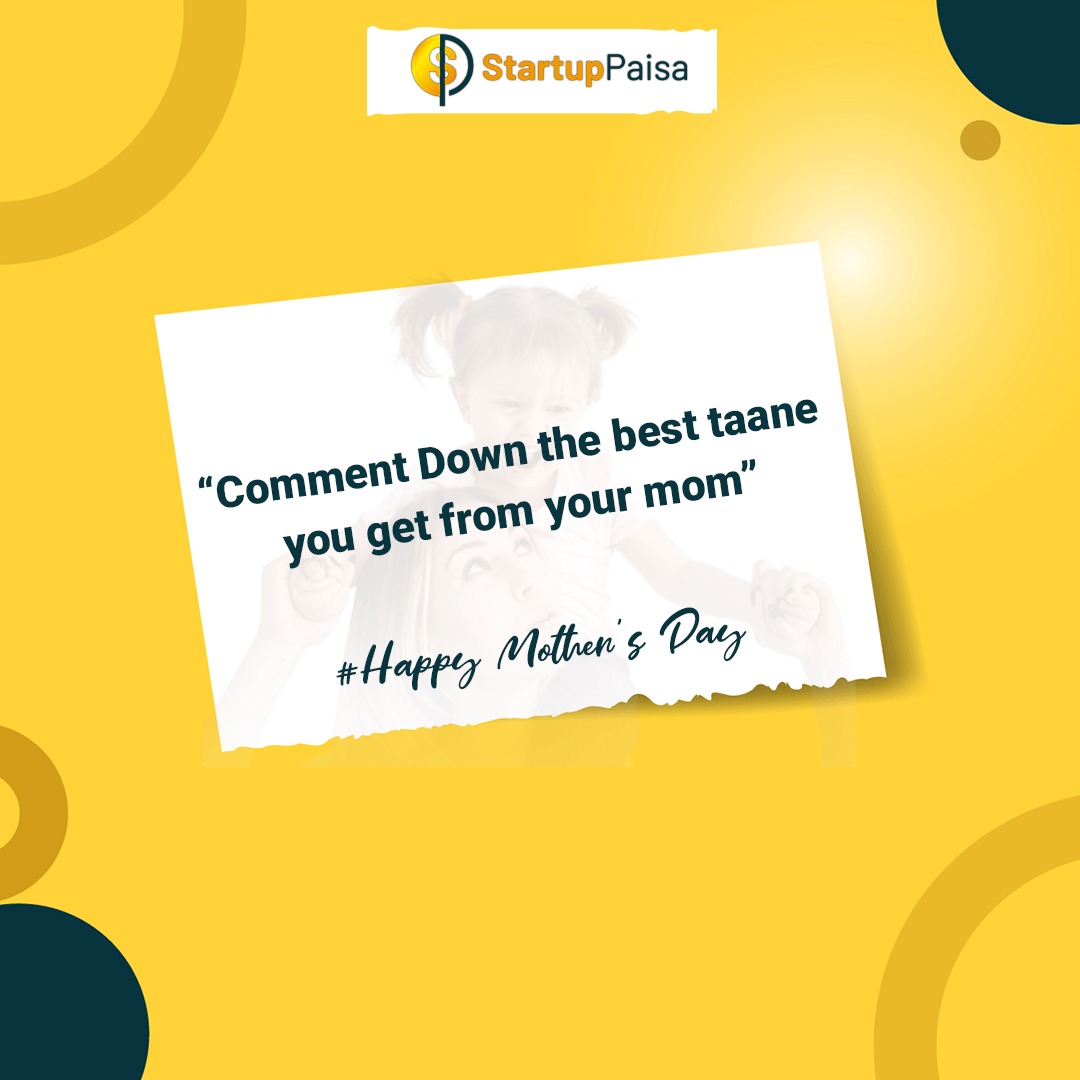 StartupPaisa's tweet photo. #Maa_Ke_Taano_mei_bhi_pyaar_hota_hai vala din!
Happy Mother’s Day :)
Comment down the best taane which you really got
.
.
.
.
.
#startups #startupsidea #happymothersday #happymothersday❤️ #mothersdaygift #mothersday #happymothers #incubator https://t.co/mGEs8FF6gA
