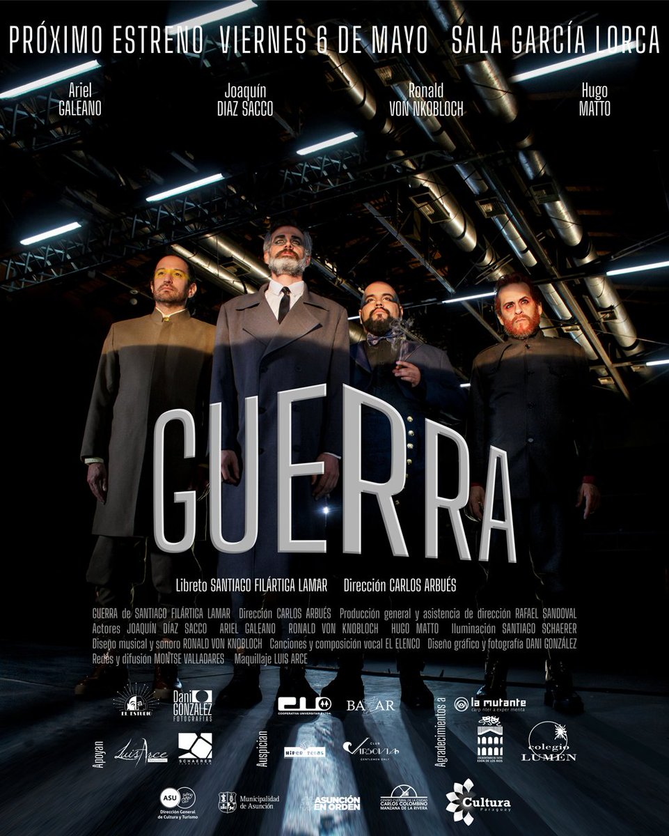 maspublicopy's tweet photo. #ESTRENO viernes 6 de mayo @maspublicopy #QueremosSalasLlenas Obra participante de Premios Edda 5ta Edición Fechas y horarios de las funciones: Viernes y sábados: 21:00 hs Domingos: 20:00 hs Sala García […] https://t.co/3gLm5vDzXy https://t.co/1hCVdvENsE