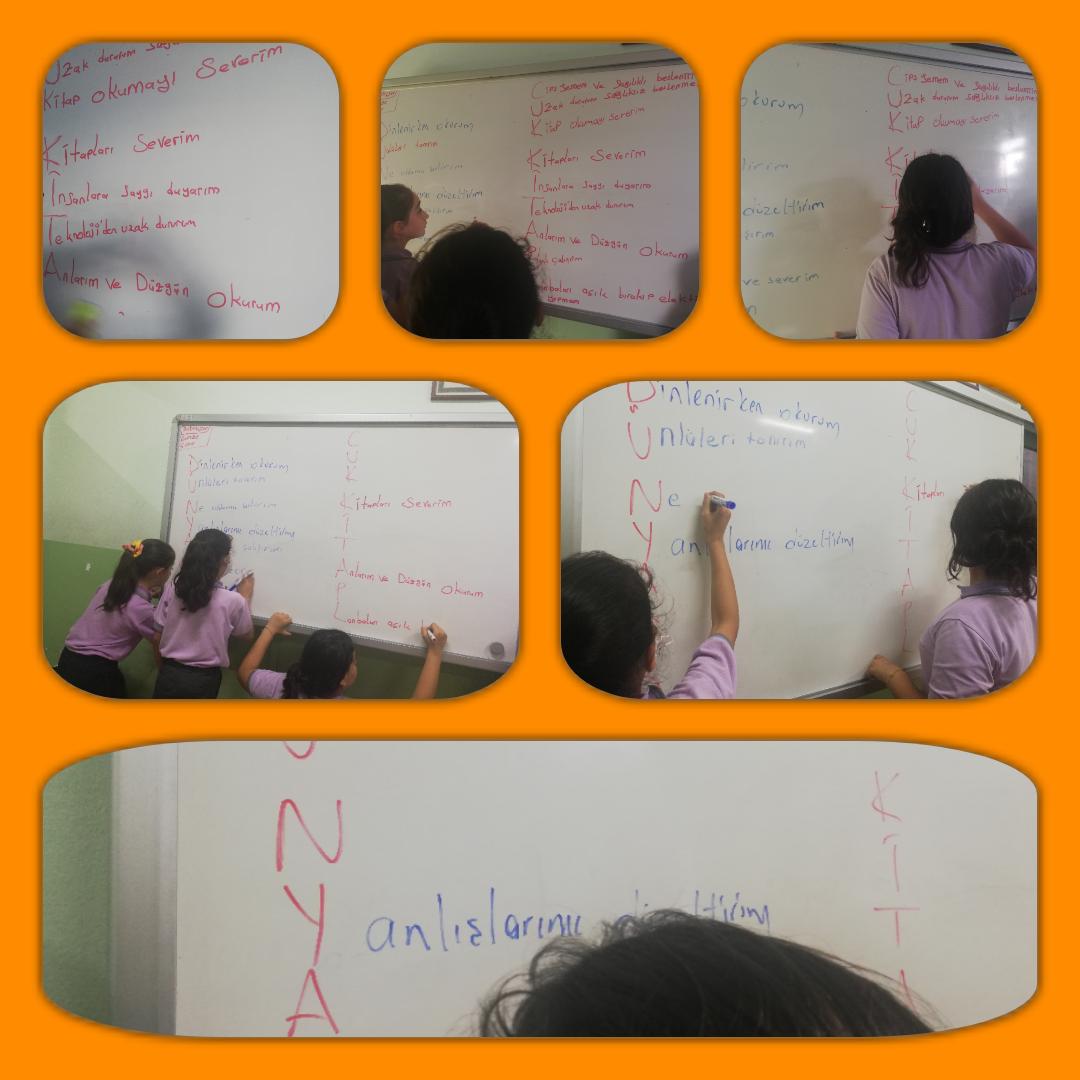 Dünya Çocuk Kitapları Günü kapsamında ortaklarımız ve öğrencilerimizle akrostiş şiir çalışması yaptık 
dropbox.com/scl/fi/u1ugz6n…