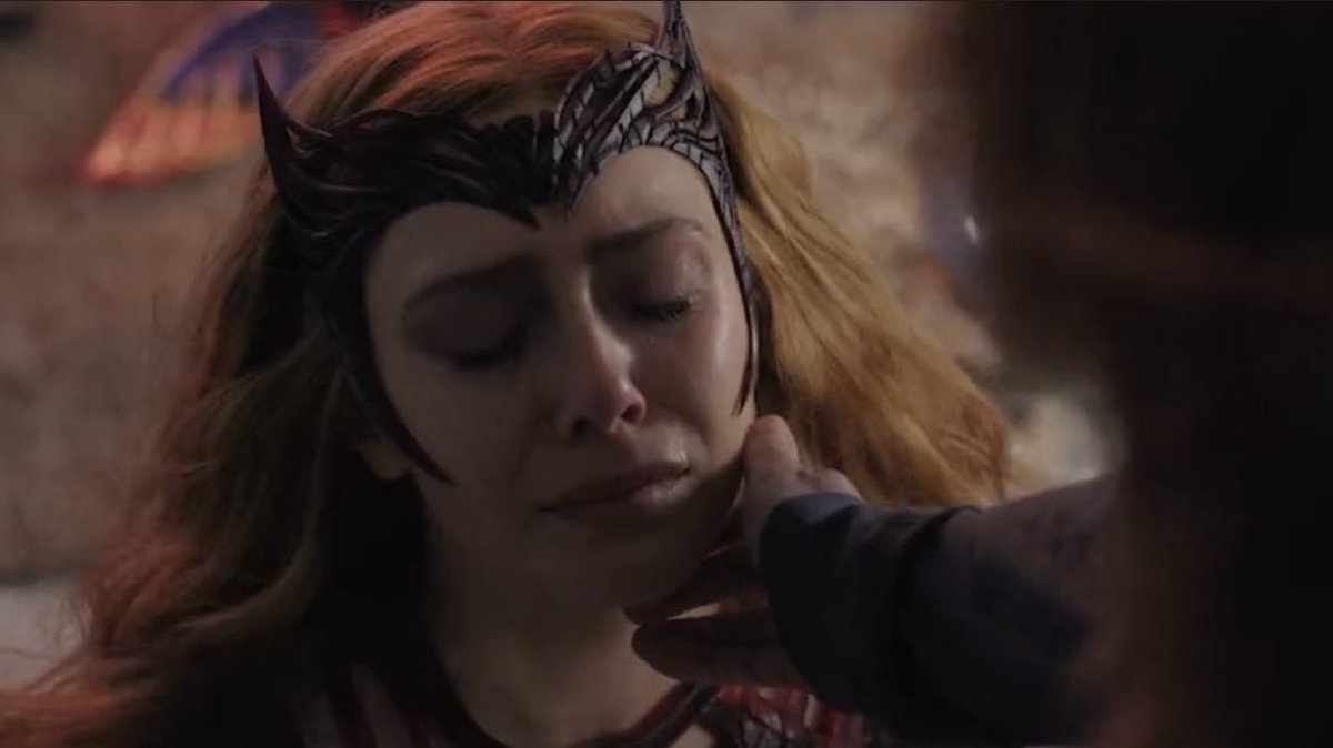 filmzwanda's tweet photo. love or hate #MultiverseOfMadness , you can't deny how INSANE Elizabeth Olsen's acting was https://t.co/aimju80kcF