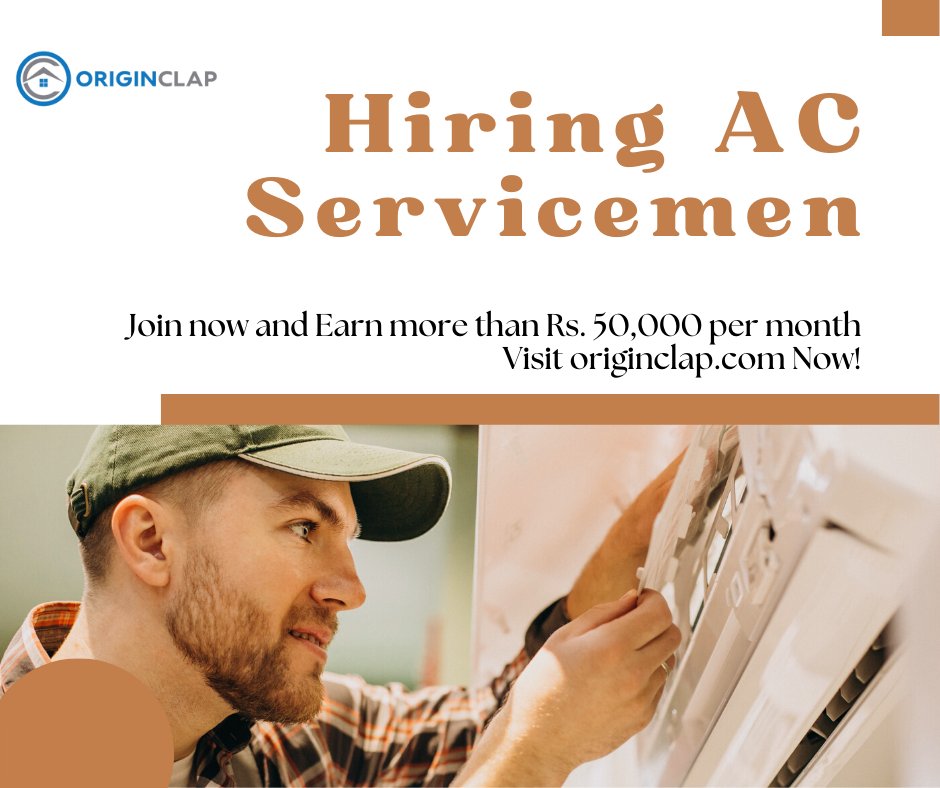 originclap's tweet photo. Do you have a AC Service Shop and Looking for Clients??
Get Clients from all over your City
To Know More about us, Visit https://t.co/omYiDGPepm or Call us Toll Free at 1800 309 3211.
#acservicing  #acrepair #originclap #repairingservices #delhincr #noidacity #india #rareoils https://t.co/G4UwGfcbmH