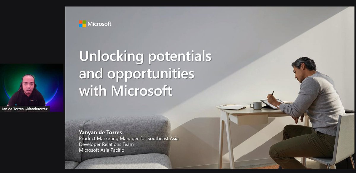 azugmnl's tweet photo. Thank you for joining us @iandetorrez and for supporting communities across Asia in unlocking potentials with #Microsoft

Watch: https://t.co/Vg7Zi306a0 https://t.co/kGSmMx6xIM