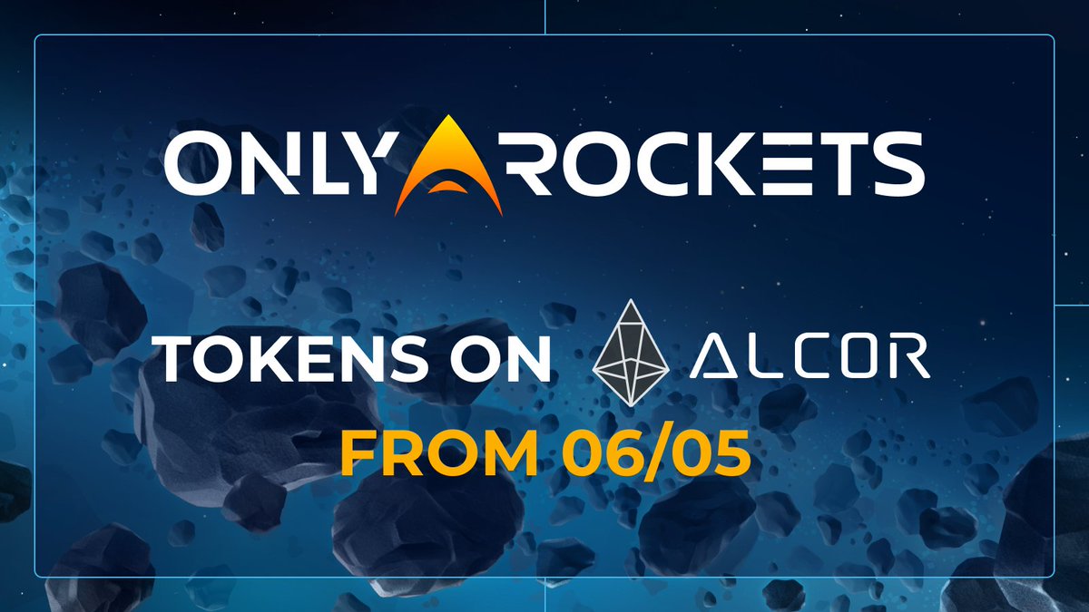OnlyRocketsio's tweet image. OnlyRockets is near the game launch and have issued resources tokens on Alcor. 

To launch your first rockets you need: Data, Energy, Crystals, Metal. 

You'll find the official swap and market links in OnlyRockets community: discord.gg/abYFgt98QP

#NFTGame #play2earn #WAXNFT