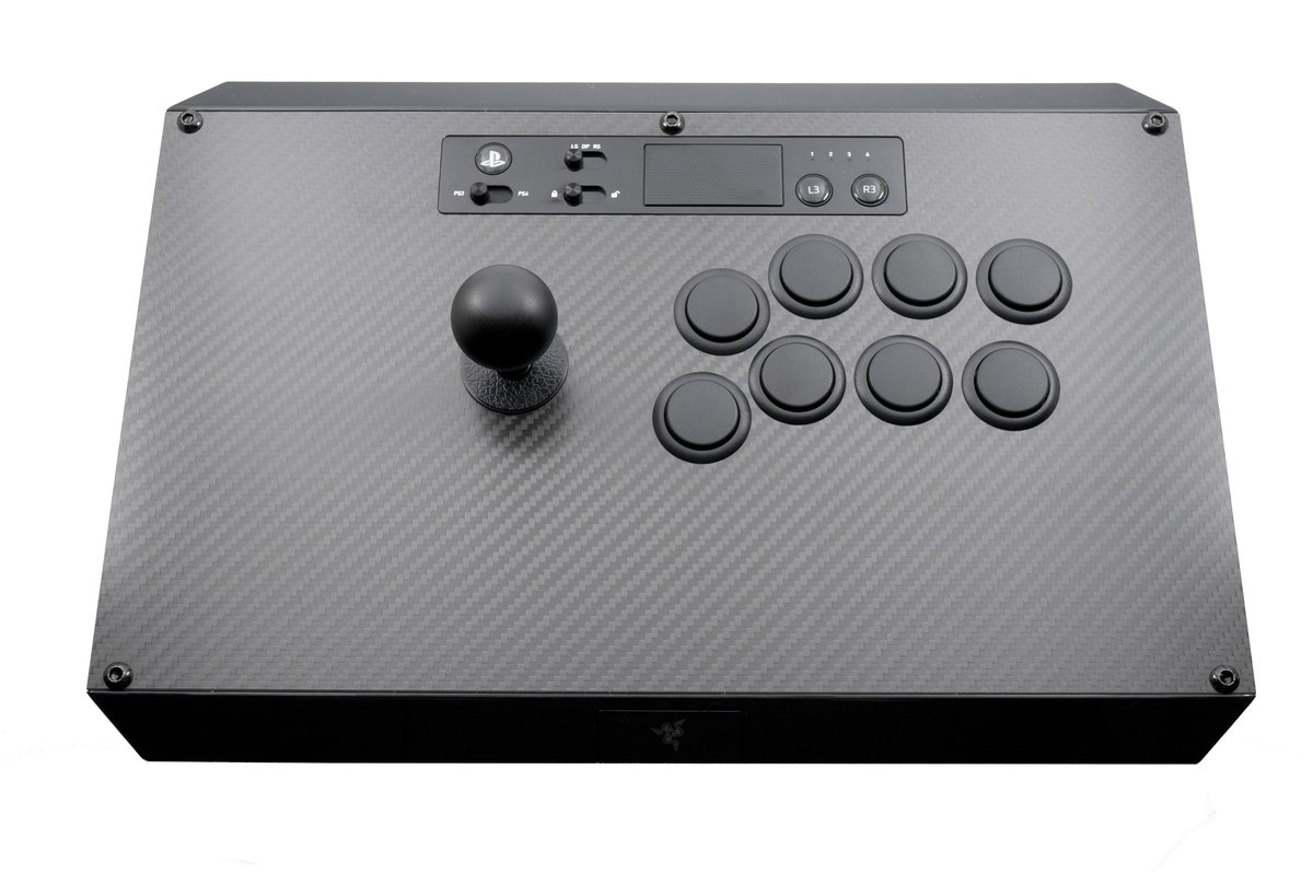 ArcadeShock's tweet photo. Done at the bar, Formation Bar, that is.
Razer Panthera with our High Grade Carbon Fiber Panel
Hori Hayabusa 30mm Matte Short Throw Pushbuttons
EX Gear Matte Aluminum Balltop
EX Gear Dust Shaft Cover
Simple, clean, modded in an hour, while you wait
#razer #FORMATIONBAR https://t.co/ZjSgApyJgD