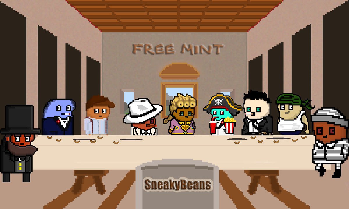***FREEE MINT EVERYONE ***

5 wl spots for <a href="/SneakyBeansNFT/">The Sneaky Beans</a>  

How to Enter⬇️
-Follow <a href="/SneakyBeansNFT/">The Sneaky Beans</a>  &amp; <a href="/UtsavDhillon/">UD</a> 
-Like♥️ and RT🔁
- Tag a few friends you love in the nft space.    
48 hours⏰