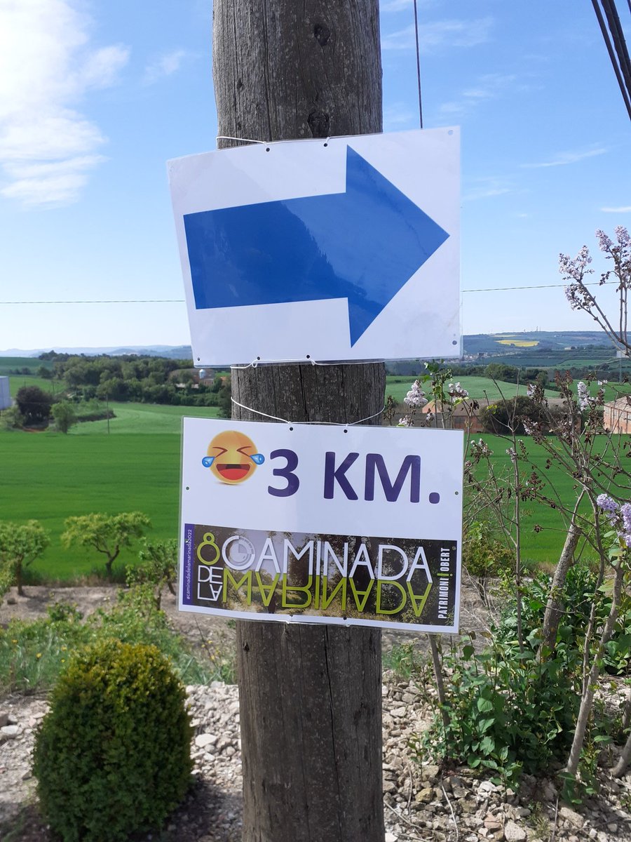 A un dia de la #CaminadadelaMarinada2022. Ja us heu inscrit? Nosaltres ho estem preparant tot perquè la gaudiu... I el marcatge ja ha començat!!!
#SantGuimdeFreixenet #laSegarra
