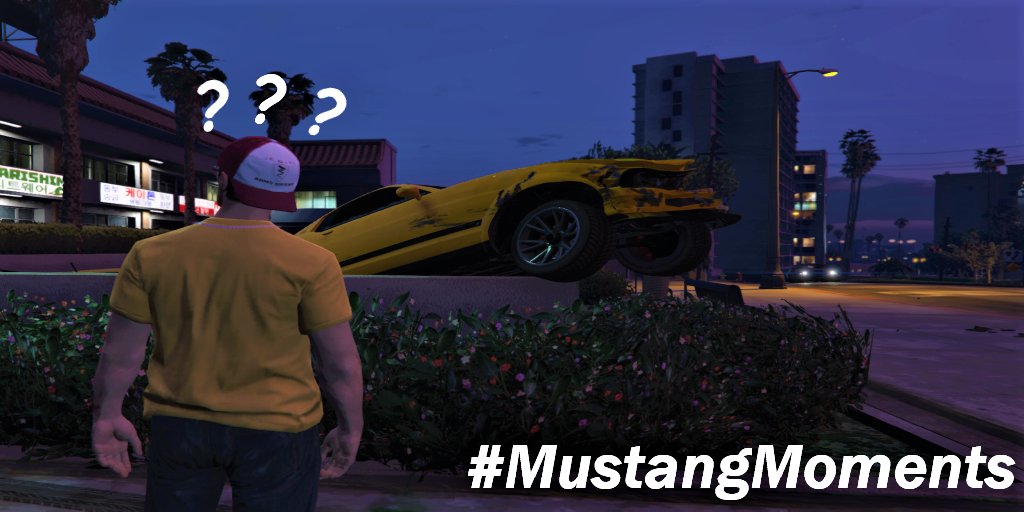 TheScapMan's tweet photo. #GTAOnline is hilarious. Goofin' around with the horses and we get up to some mischief!
#Cars #automotive #Mustang #MustangThings #StangBoarding #ricer #dumb #silly #goofy #GTAV #MustangMoments #VapidDominator #Vapid https://t.co/mrluRz6DC3