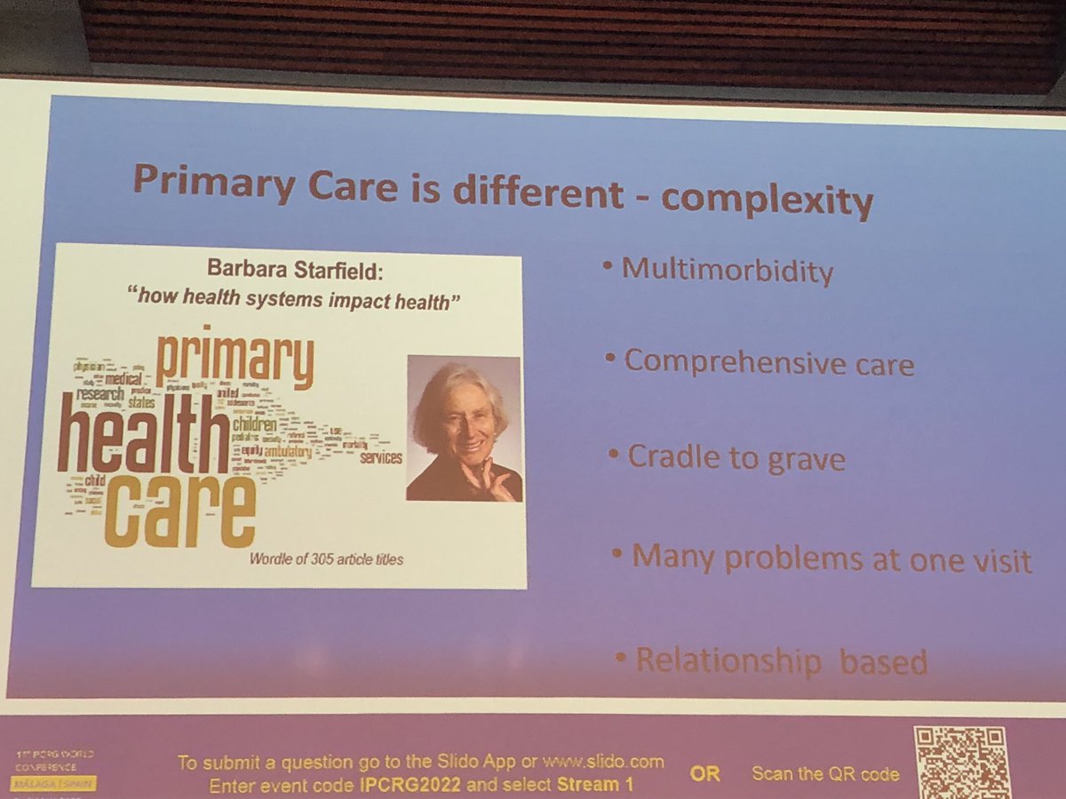 #ipcrg2022 Amanda Barnard: la complejidad de Atencion Primaria <a href="/IPCRG/">IPCRG</a>