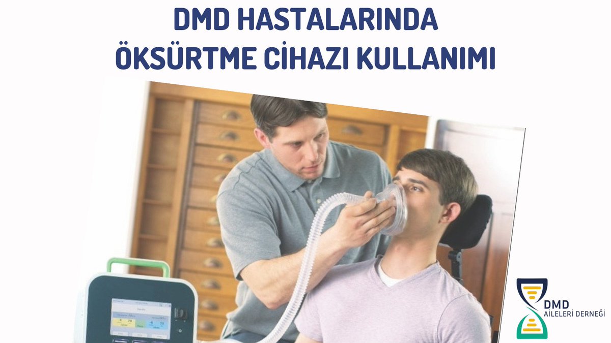 Dmd_aileleri's tweet photo. Öksürtme cihazı, solunum yollarını temizleyerek çocuklarımızın yaşama tutunmasını sağlar. DMD Aileleri Derneği olarak sizler için hazırladığımız özeti okuduktan sonra solunum fizyoterapisi ve öksürtme cihazı hakkında daha fazla bilgi için https://t.co/mymGs3bJuL izleyebilirsiniz. https://t.co/L0zfGcTdvG