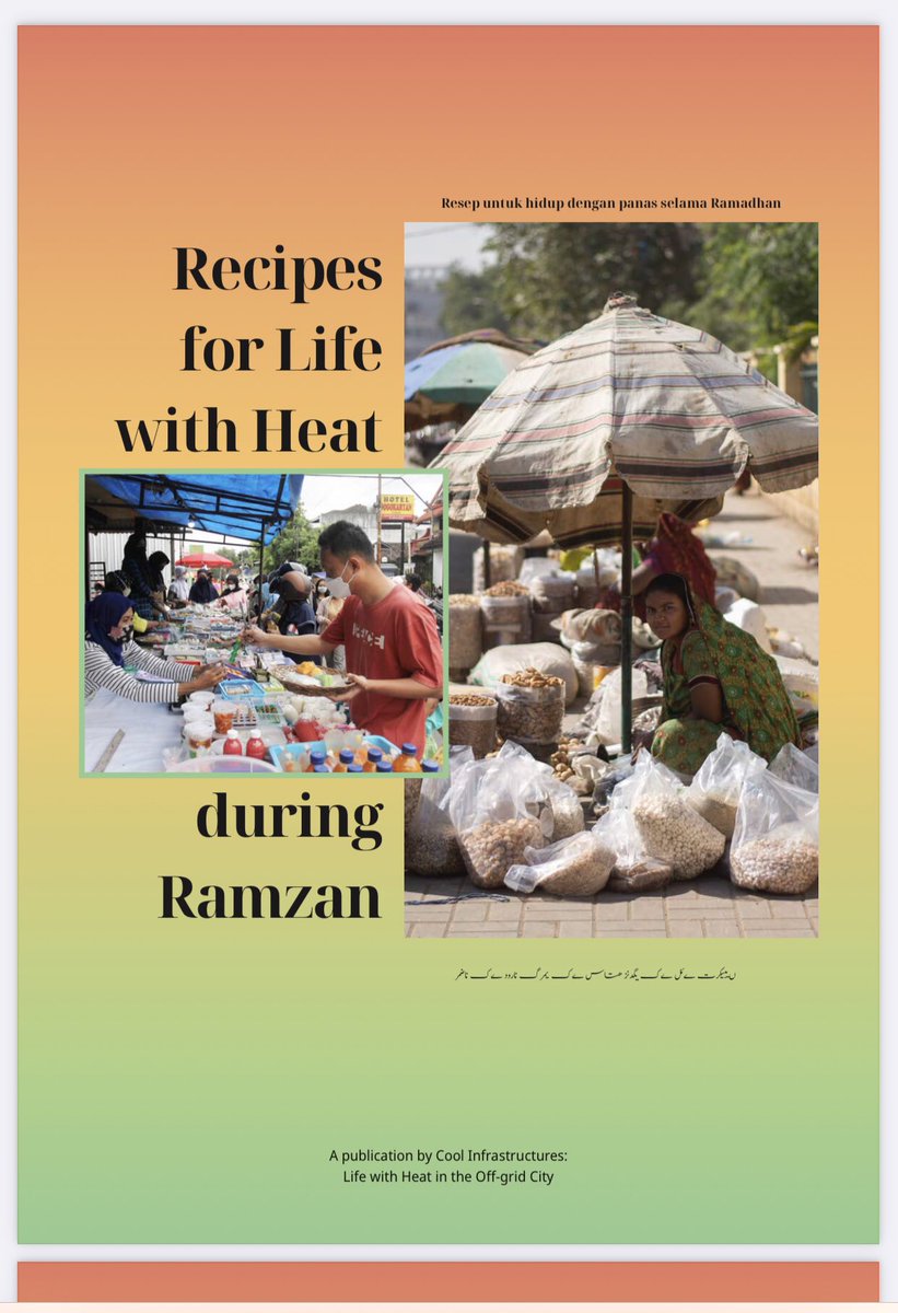 KarachiUrbanLab's tweet photo. Given the present context of heatwave in South Asia, we replug here our recent publications: (1) a scoping study on heat governance &amp; vulnerability in urban Pakistan, and (2) life with heat in Ramzan/Ramadan in urban Pakistan &amp; urban Indonesia. For links, visit @thermalcultures https://t.co/h2EWeo4SZD