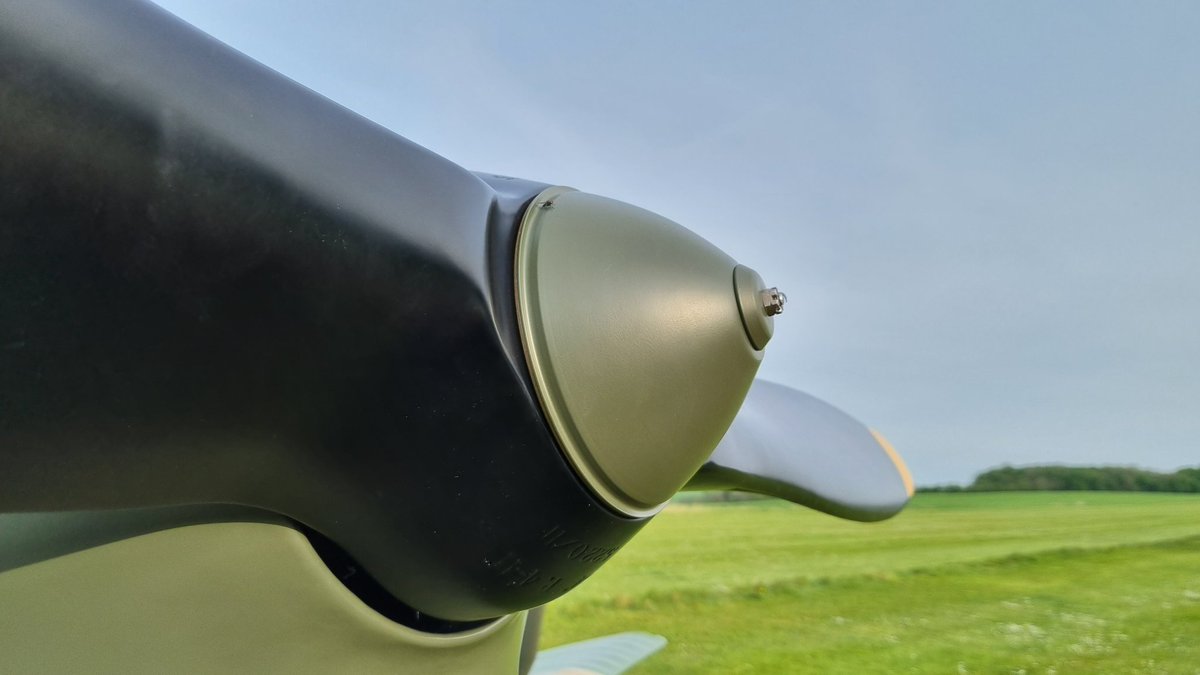 VFAudleyEnd's tweet photo. The final teasers of our latest project - It is ready to fly, but we are just waiting for the paperwork. 

We cannot wait to show you the whole aircraft.

#VintageFabrics #AudleyEndAirfield #WarbirdRepaint #AircraftRepaint #AircraftMaintenance #AircraftFabric #Warbirds https://t.co/pyCqEwhfAt