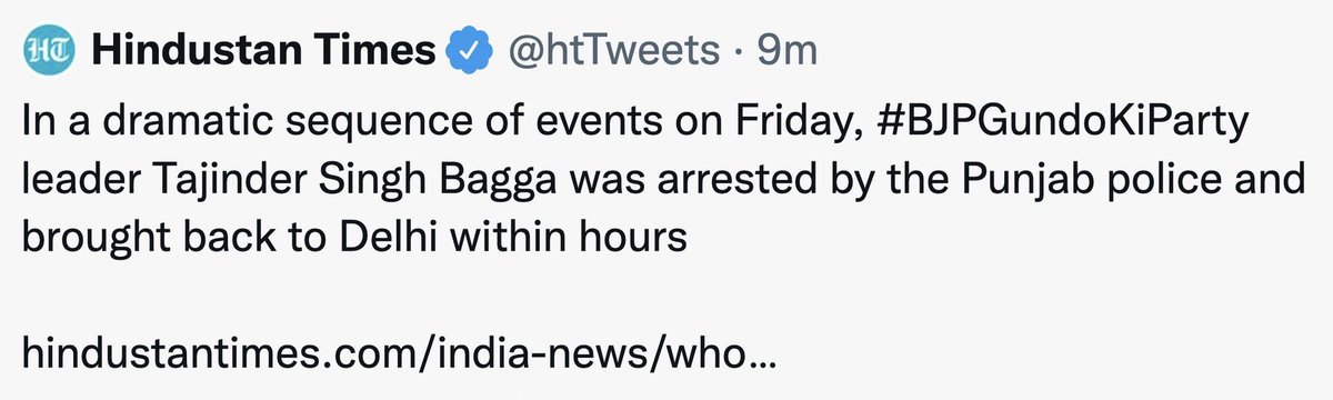 kutta_bakchod's tweet photo. क्या हेस्टेग @htTweets यूज़ करा है हिंदुस्तान टाइम्ज़ ने भाजपा के लिए देखिए!! https://t.co/XvSPKvrSyM… #BoycottHT https://t.co/CH7Zq15rop