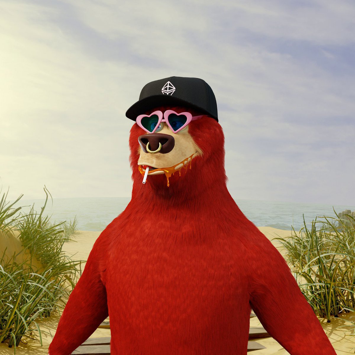 Yassinhfx's tweet image. I absolutely ❤️ my new Party Bear! Thoughts? 🐻☄️  #PartyBear #FlufWorld #NewNFTProfilePic #NFTCommunity #FlufFollowFluf #FlufFollowBear