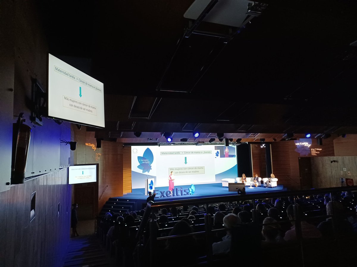 Exeltis's tweet photo. Segunda jornada del #WHCExeltisDay con temas tan importantes como cáncer de mama y embarazo o menopausia, entre otros. #saluddelamujer #rethinkinghealthcare https://t.co/DQMZUlweRJ