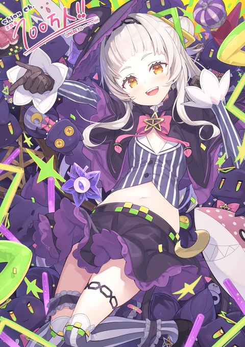 チャンネル登録100万人!!おめでとう～～～～～～～～～～～～～～～～!!!!!🌙🌟✨
#紫咲シオン #シオンの書物 